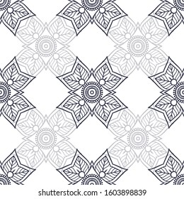 Seamless pattern. Vintage decorative elements
