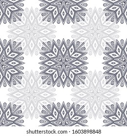 Seamless pattern. Vintage decorative elements