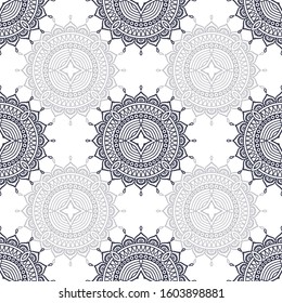 Seamless pattern. Vintage decorative elements
