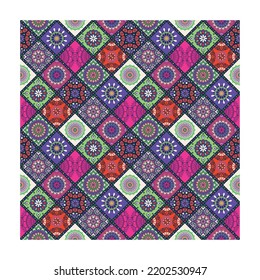 Seamless pattern. Vintage decorative elements. Hand drawn background. Islam, Arabic, Indian, ottoman motifs. Perfect for printing on fabric or paper