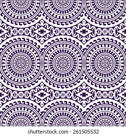 Seamless pattern. Vintage decorative elements. Hand drawn background. Islam, Arabic, Indian, ottoman motifs. Perfect for printing on fabric or paper.