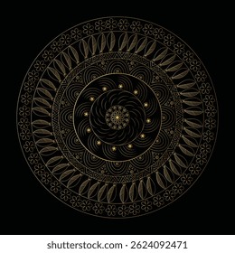 Padrão contínuo. Padrão de elementos decorativos vintage