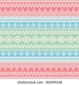 Seamless pattern. Vintage decorative elements. Hand drawn background. Islam, Arabic, Indian, ottoman motifs.