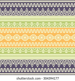 Seamless pattern. Vintage decorative elements. Hand drawn background. Islam, Arabic, Indian, ottoman motifs.
