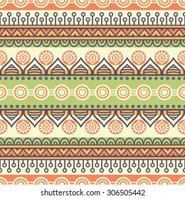 Seamless pattern. Vintage decorative elements. Hand drawn background. Islam, Arabic, Indian, ottoman motifs.