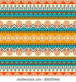 Seamless pattern. Vintage decorative elements. Hand drawn background. Islam, Arabic, Indian, ottoman motifs.