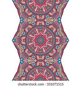 Seamless pattern. Vintage decorative elements. Hand drawn background. Islam, Arabic, Indian, ottoman motifs.