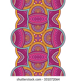 Seamless pattern. Vintage decorative elements. Hand drawn background. Islam, Arabic, Indian, ottoman motifs.