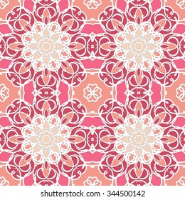 Seamless pattern. Vintage decorative elements. Hand drawn background. Islam, Arabic, Indian, ottoman motifs. Perfect for printing on fabric or paper.
