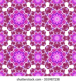Seamless pattern. Vintage decorative elements. Hand drawn background. Islam, Arabic, Indian, ottoman motifs. Perfect for printing on fabric or paper.