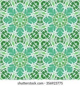 Seamless pattern. Vintage decorative elements. Hand drawn background. Islam, Arabic, Indian, ottoman motifs. Perfect for printing on fabric or paper.