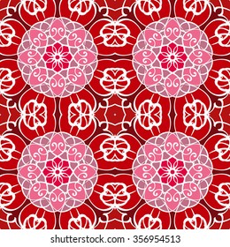 Seamless pattern. Vintage decorative elements. Hand drawn background. Islam, Arabic, Indian, ottoman motifs. Perfect for printing on fabric or paper.