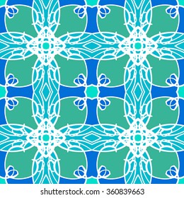 Seamless pattern. Vintage decorative elements. Hand drawn background. Islam, Arabic, Indian, ottoman motifs.