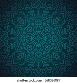 Seamless pattern. Vintage decorative elements. Oriental pattern, vector illustration.  Islam, Arabic, Indian, Turkish, Pakistan, Chinese, Moroccan, Ottoman motifs