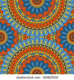 Seamless pattern. Vintage decorative elements. Oriental pattern, vector illustration.  Islam, Arabic, Indian, Turkish, Pakistan, Chinese, Moroccan, Ottoman motifs