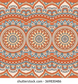 Seamless pattern. Vintage decorative elements. Oriental pattern, vector illustration.  Islam, Arabic, Indian, Turkish, Pakistan, Chinese, Moroccan, Ottoman motifs