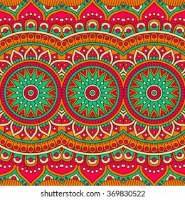 Seamless pattern. Vintage decorative elements. Oriental pattern, vector illustration.  Islam, Arabic, Indian, Turkish, Pakistan, Chinese, Moroccan, Ottoman motifs