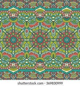Seamless pattern. Vintage decorative elements. Oriental pattern, vector illustration.  Islam, Arabic, Indian, Turkish, Pakistan, Chinese, Moroccan, Ottoman motifs