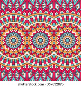 Seamless pattern. Vintage decorative elements. Oriental pattern, vector illustration.  Islam, Arabic, Indian, Turkish, Pakistan, Chinese, Moroccan, Ottoman motifs