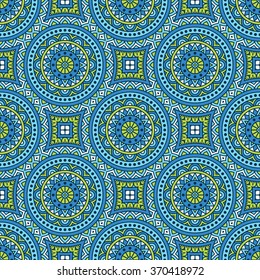 Seamless pattern. Vintage decorative elements. Oriental pattern, vector illustration.  Islam, Arabic, Indian, Turkish, Pakistan, Chinese, Moroccan, Ottoman motifs