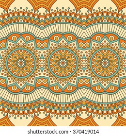 Seamless pattern. Vintage decorative elements. Oriental pattern, vector illustration.  Islam, Arabic, Indian, Turkish, Pakistan, Chinese, Moroccan, Ottoman motifs