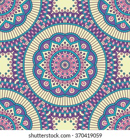 Seamless pattern. Vintage decorative elements. Oriental pattern, vector illustration.  Islam, Arabic, Indian, Turkish, Pakistan, Chinese, Moroccan, Ottoman motifs