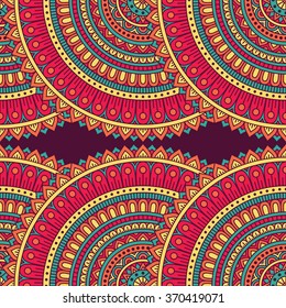 Seamless pattern. Vintage decorative elements. Oriental pattern, vector illustration.  Islam, Arabic, Indian, Turkish, Pakistan, Chinese, Moroccan, Ottoman motifs