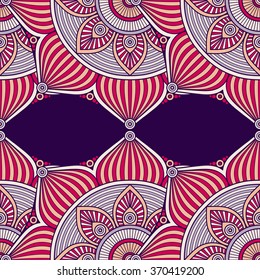 Seamless pattern. Vintage decorative elements. Oriental pattern, vector illustration.  Islam, Arabic, Indian, Turkish, Pakistan, Chinese, Moroccan, Ottoman motifs