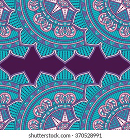 Seamless pattern. Vintage decorative elements. Oriental pattern, vector illustration.  Islam, Arabic, Indian, Turkish, Pakistan, Chinese, Moroccan, Ottoman motifs