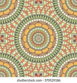 Seamless pattern. Vintage decorative elements. Oriental pattern, vector illustration.  Islam, Arabic, Indian, Turkish, Pakistan, Chinese, Moroccan, Ottoman motifs