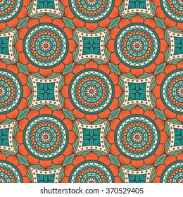 Seamless pattern. Vintage decorative elements. Oriental pattern, vector illustration.  Islam, Arabic, Indian, Turkish, Pakistan, Chinese, Moroccan, Ottoman motifs