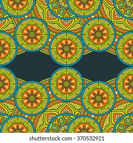 Seamless pattern. Vintage decorative elements. Oriental pattern, vector illustration.  Islam, Arabic, Indian, Turkish, Pakistan, Chinese, Moroccan, Ottoman motifs