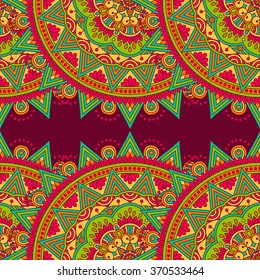 Seamless pattern. Vintage decorative elements. Oriental pattern, vector illustration.  Islam, Arabic, Indian, Turkish, Pakistan, Chinese, Moroccan, Ottoman motifs