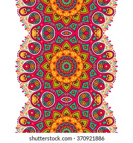 Seamless pattern. Vintage decorative elements. Oriental pattern, vector illustration.  Islam, Arabic, Indian, Turkish, Pakistan, Chinese, Moroccan, Ottoman motifs