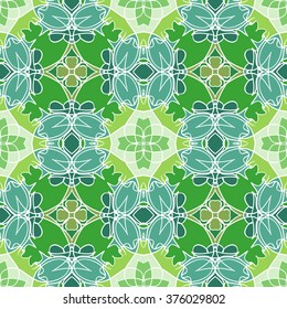 Seamless pattern. Vintage decorative elements. Hand drawn background. Islam, Arabic, Indian, ottoman motifs.