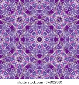 Seamless pattern. Vintage decorative elements. Hand drawn background. Islam, Arabic, Indian, ottoman motifs.