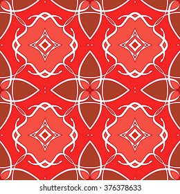Seamless pattern. Vintage decorative elements. Hand drawn background. Islam, Arabic, Indian, ottoman motifs.