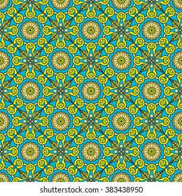 Seamless pattern. Vintage decorative elements. Oriental pattern, vector illustration.  Islam, Arabic, Indian, Turkish, Pakistan, Chinese, Moroccan, Ottoman motifs