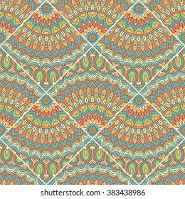 Seamless pattern. Vintage decorative elements. Oriental pattern, vector illustration.  Islam, Arabic, Indian, Turkish, Pakistan, Chinese, Moroccan, Ottoman motifs