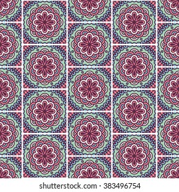 Seamless pattern. Vintage decorative elements. Oriental pattern, vector illustration.  Islam, Arabic, Indian, Turkish, Pakistan, Chinese, Moroccan, Ottoman motifs