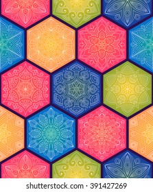Seamless pattern. Vintage decorative elements. Hand drawn background. Islam, Arabic, Indian, ottoman motifs. Perfect for printing on fabric or paper.