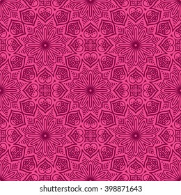 Seamless pattern. Vintage decorative elements. Hand drawn background. Islam, Arabic, Indian, ottoman motifs. Perfect for printing on fabric or paper