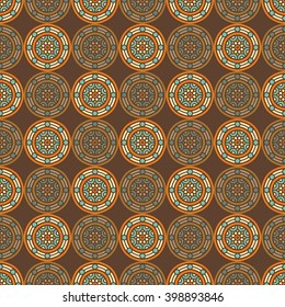 Seamless pattern. Vintage decorative elements. Hand drawn background. Islam, Arabic, Indian, ottoman motifs. Perfect for printing on fabric or paper