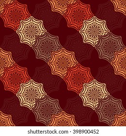 Seamless pattern. Vintage decorative elements. Hand drawn background. Islam, Arabic, Indian, ottoman motifs. Perfect for printing on fabric or paper