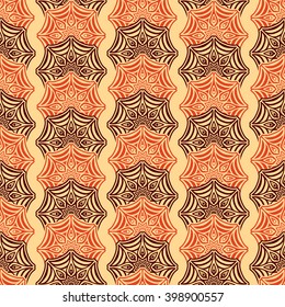 Seamless pattern. Vintage decorative elements. Hand drawn background. Islam, Arabic, Indian, ottoman motifs. Perfect for printing on fabric or paper