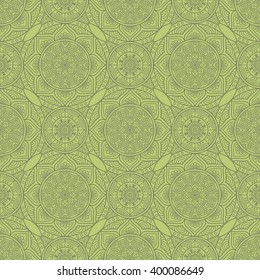 Seamless pattern. Vintage decorative elements. Hand drawn background. Islam, Arabic, Indian, ottoman motifs. Perfect for printing on fabric or paper
