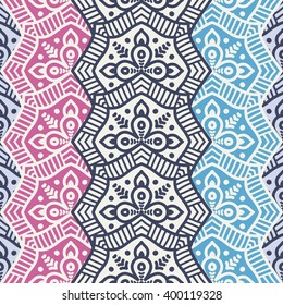 Seamless pattern. Vintage decorative elements. Hand drawn background. Islam, Arabic, Indian, ottoman motifs. Perfect for printing on fabric or paper