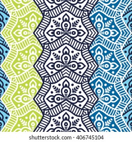 Seamless pattern. Vintage decorative elements. Hand drawn background. Islam, Arabic, Indian, ottoman motifs. Perfect for printing on fabric or paper