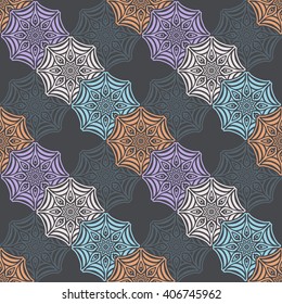 Seamless pattern. Vintage decorative elements. Hand drawn background. Islam, Arabic, Indian, ottoman motifs. Perfect for printing on fabric or paper