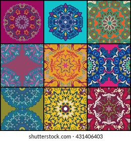 Seamless pattern. Vintage decorative elements. Hand drawn background. Islam, Arabic, Indian, ottoman motifs. Perfect for printing on fabric or paper